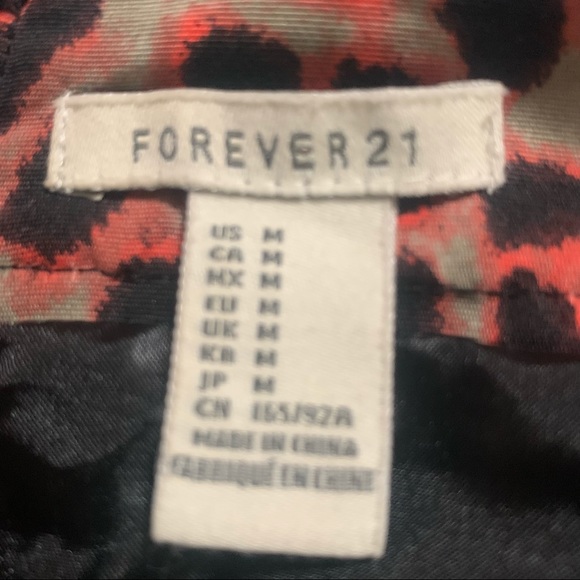 Animal Print Mini Skirt M - Picture 2 of 5